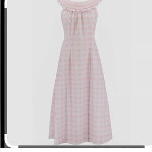 Brand new w tags Dondolo x Love Shack Fancy pink maxi daisy dress - size XL